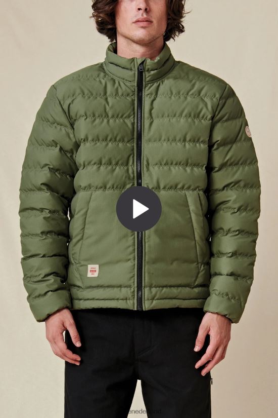 Globe Brand olijf eersteklas donsjack FX80Z2336 kleding