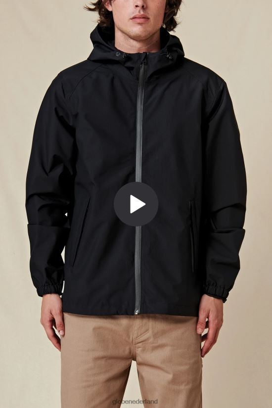 Globe Brand zwart breaker spuitjasje FX80Z2334 kleding