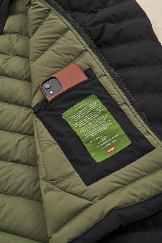 Globe Brand zwart eersteklas donsjack FX80Z2337 kleding