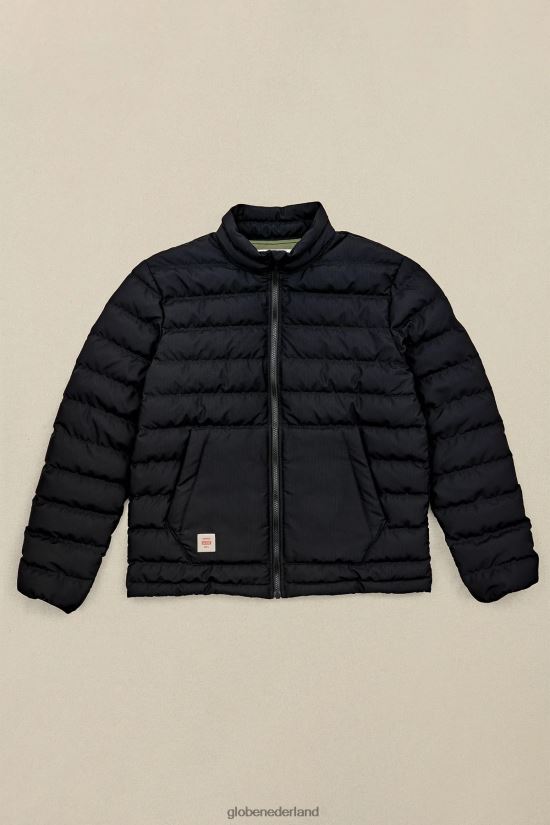 Globe Brand zwart eersteklas donsjack FX80Z2337 kleding