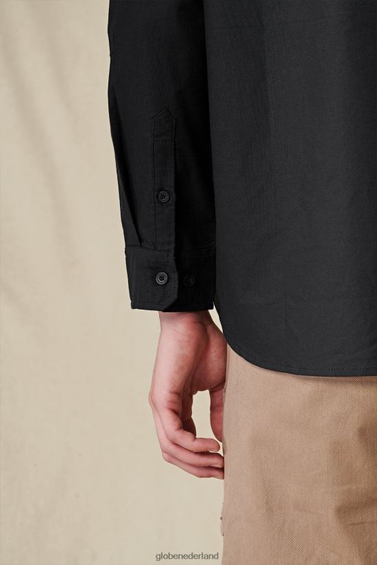 Globe Brand zwart foundation l/s-shirt FX80Z2317 kleding