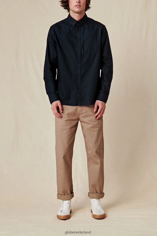 Globe Brand zwart foundation l/s-shirt FX80Z2317 kleding