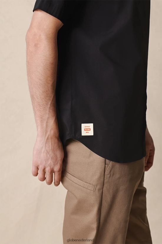 Globe Brand zwart foundation s/s shirt FX80Z2314 kleding