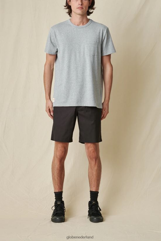 Globe Brand grijs gemêleerd elke verdomde dag tee FX80Z2289 kleding