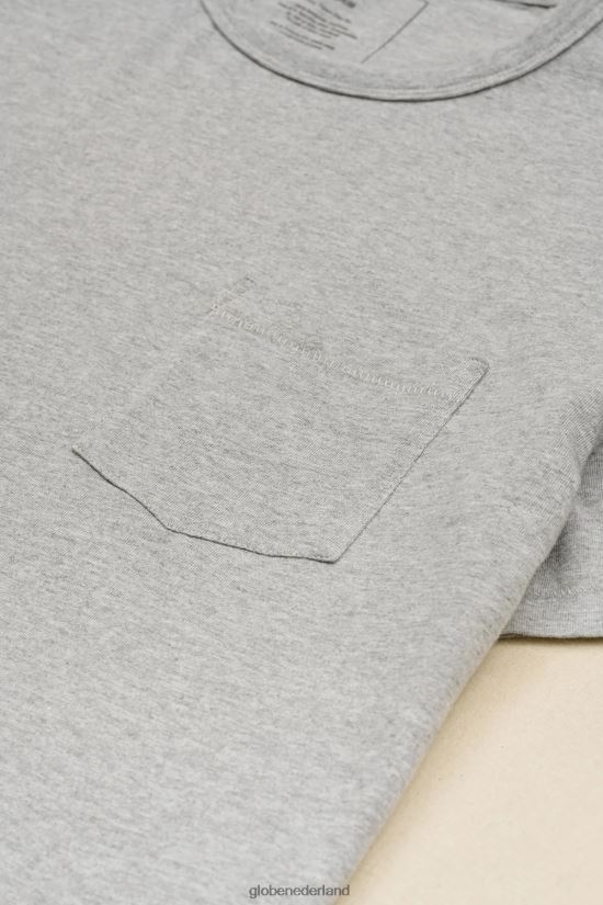 Globe Brand grijs gemêleerd elke verdomde dag tee FX80Z2289 kleding