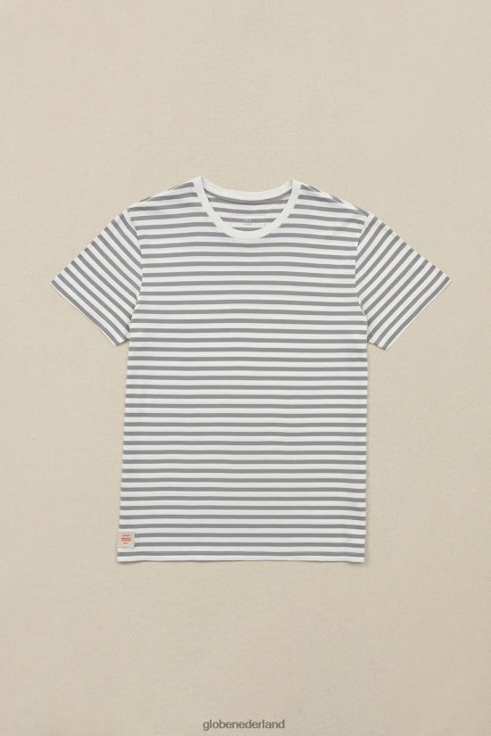 Globe Brand wit Horizon gestreept T-shirt FX80Z2292 kleding
