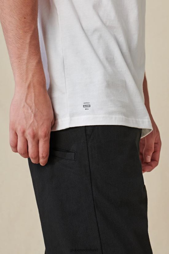 Globe Brand wit beneden onder de tee FX80Z2296 kleding