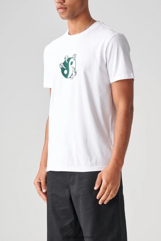 Globe Brand wit onevenwichtig T-stuk FX80Z2274 kleding