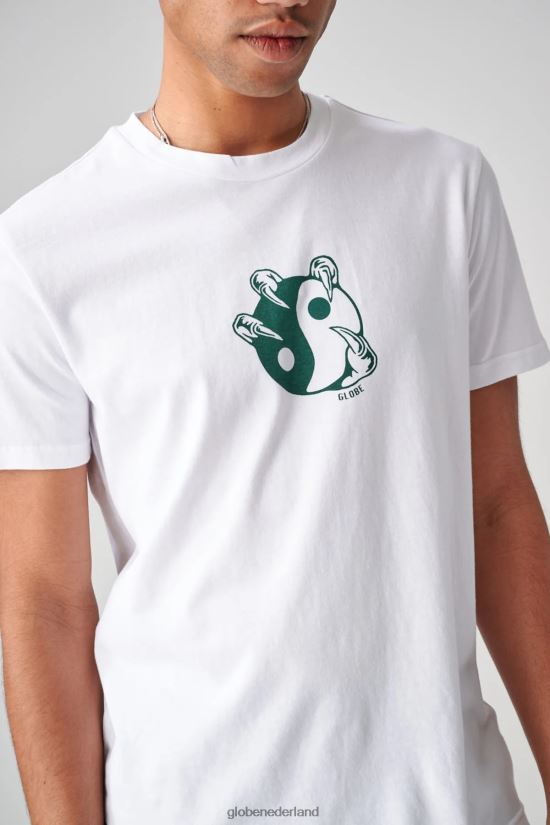 Globe Brand wit onevenwichtig T-stuk FX80Z2274 kleding