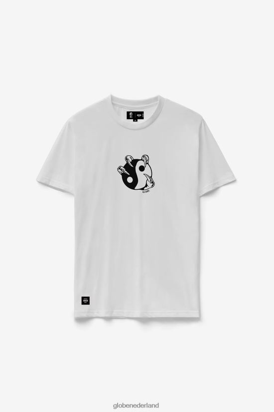 Globe Brand wit onevenwichtig T-stuk FX80Z2274 kleding