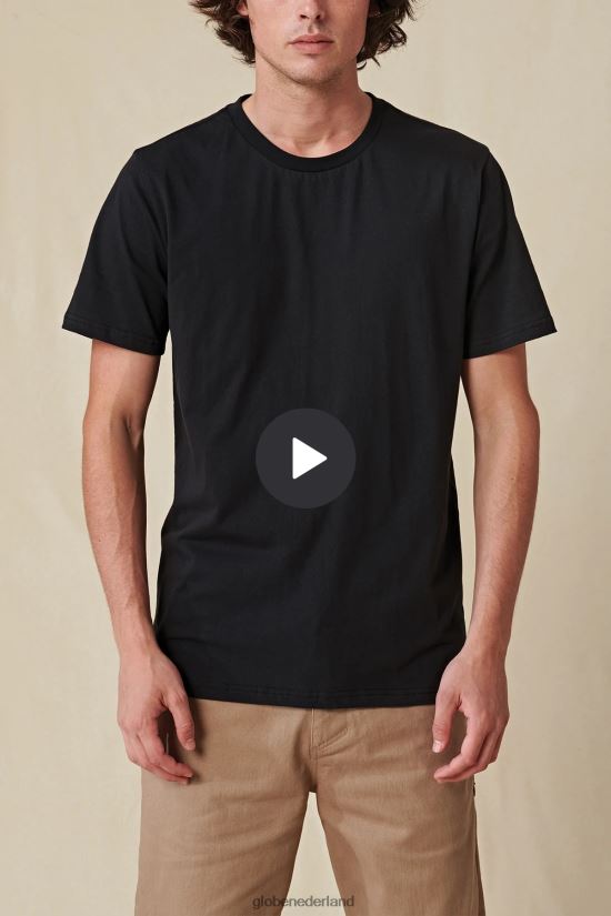 Globe Brand zwart beneden onder de tee FX80Z2295 kleding