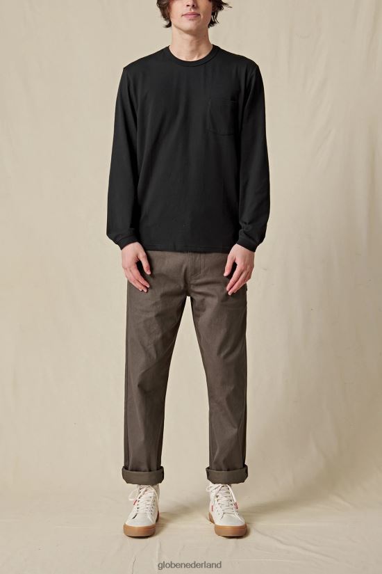 Globe Brand zwart elke verdomde dag is het tee FX80Z2294 kleding