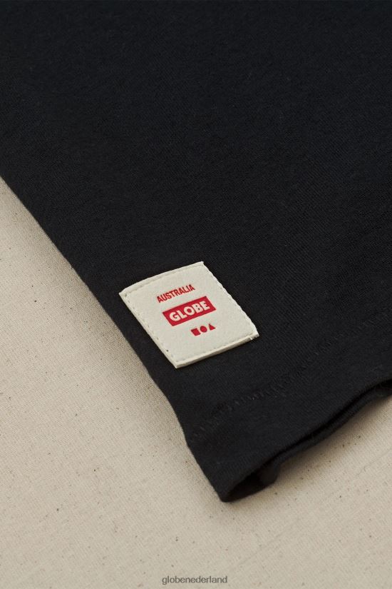 Globe Brand zwart levend T-stuk met lage snelheid FX80Z2291 kleding