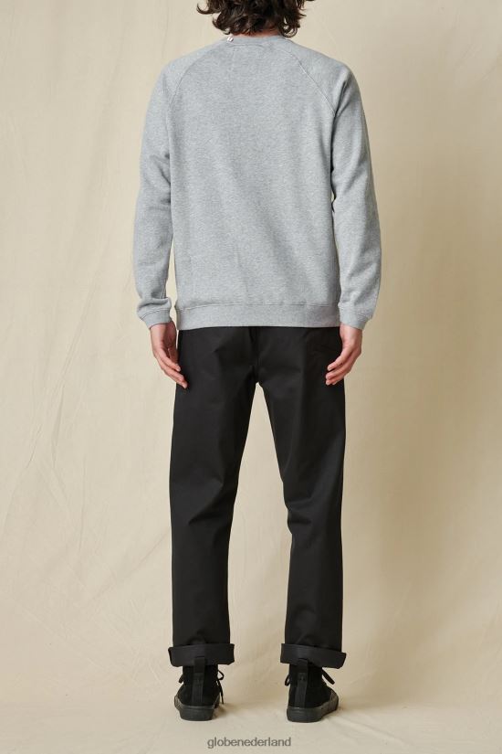 Globe Brand grijs gemêleerd reizigers bemanning FX80Z2326 kleding