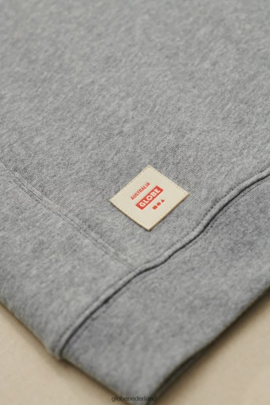 Globe Brand grijs gemêleerd reizigers bemanning FX80Z2326 kleding