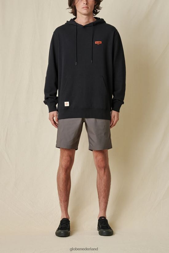 Globe Brand zwart levende hoodie met lage snelheid FX80Z2324 kleding