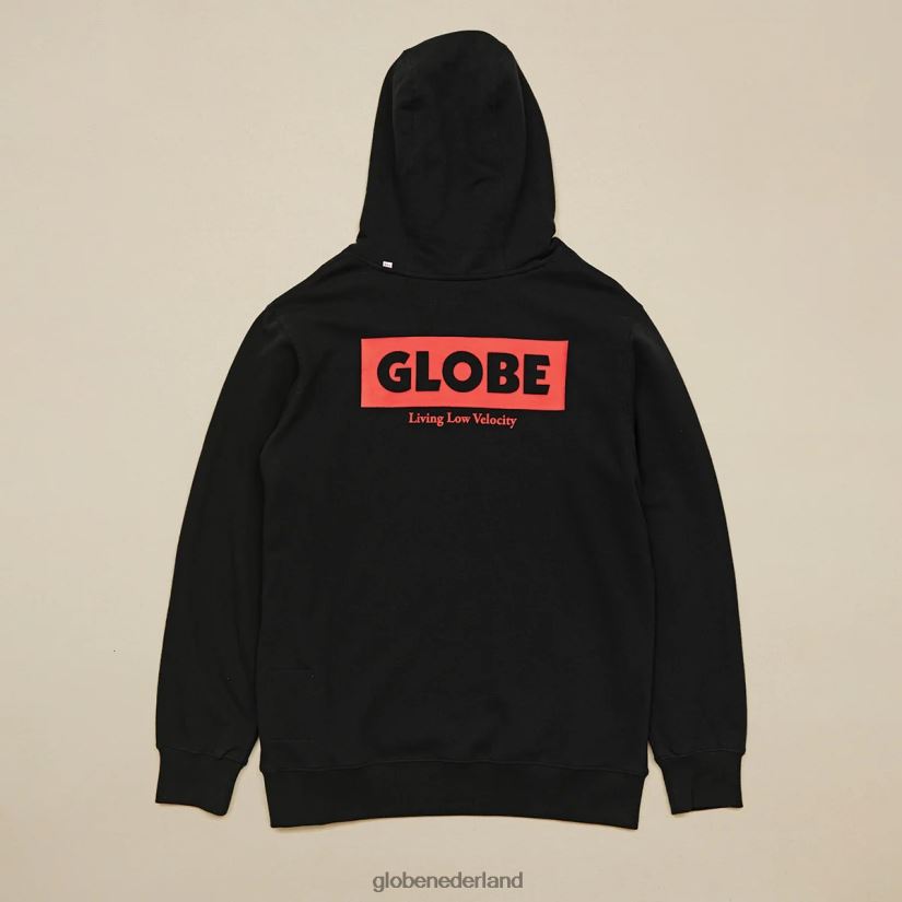 Globe Brand zwart levende hoodie met lage snelheid FX80Z2324 kleding