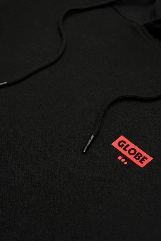 Globe Brand zwart levende hoodie met lage snelheid FX80Z2324 kleding