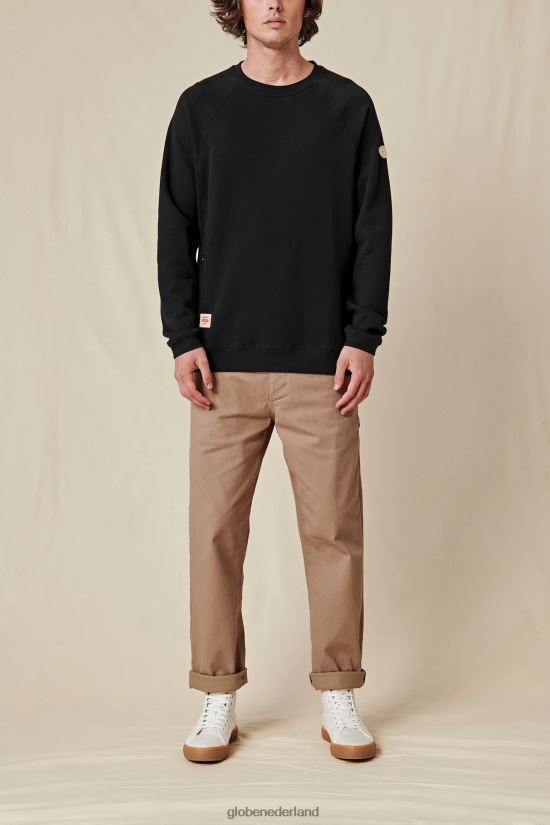 Globe Brand zwart reizigers bemanning FX80Z2325 kleding