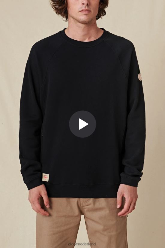 Globe Brand zwart reizigers bemanning FX80Z2325 kleding