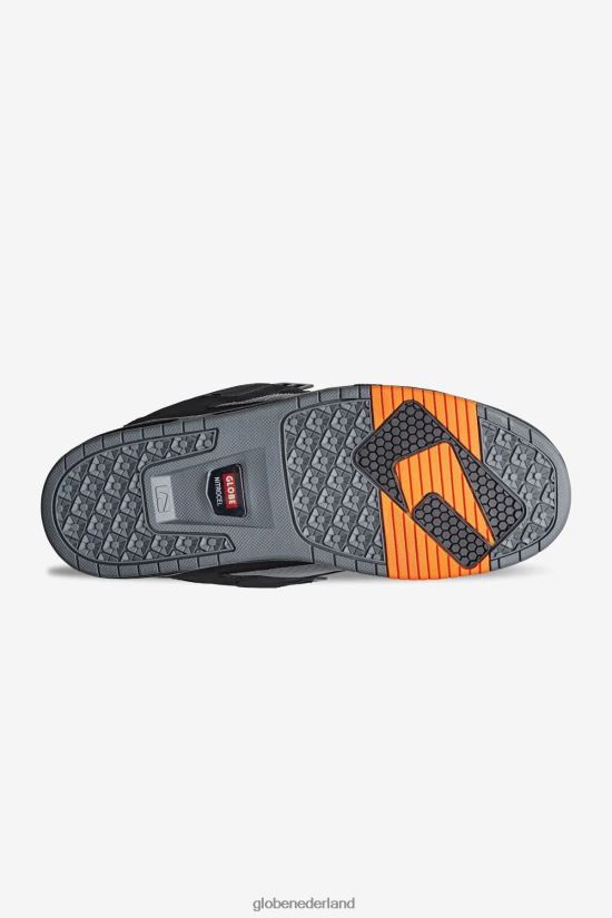 Globe Brand zwart/grijs/oranje sabel FX80Z250 schoenen
