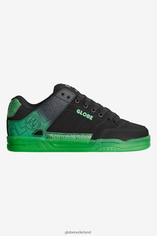 Globe Brand zwart/groene stippel kantelen FX80Z257 schoenen