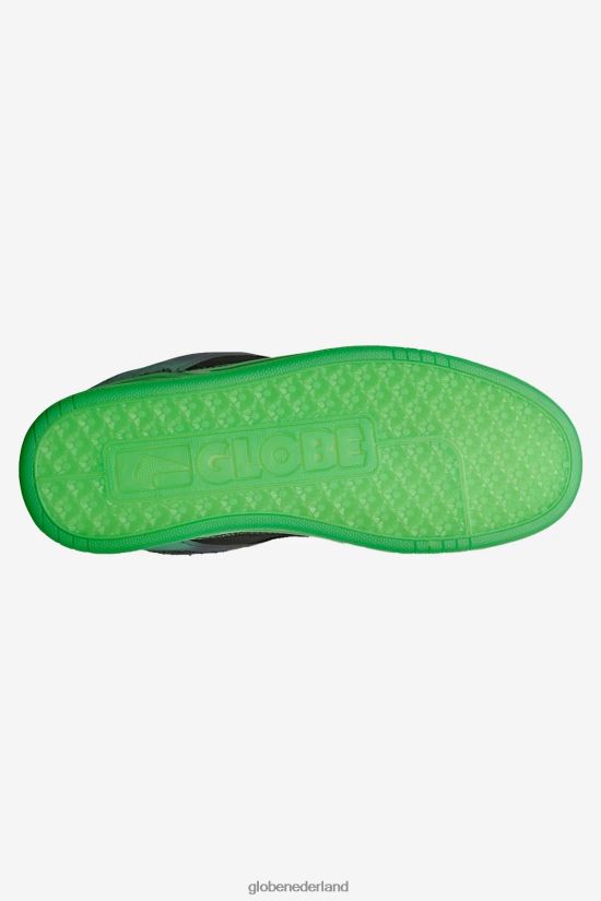 Globe Brand zwart/groene stippel kantelen FX80Z257 schoenen