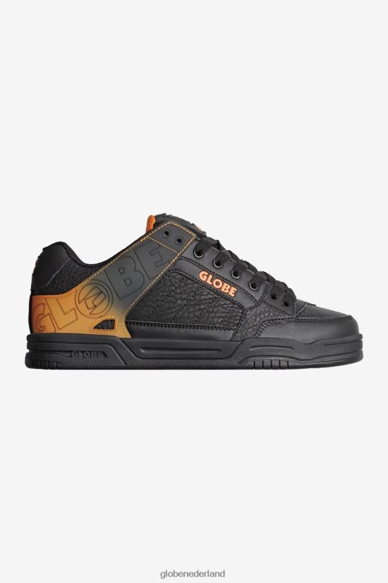 Globe Brand zwart/oranje vervagen kantelen FX80Z259 schoenen