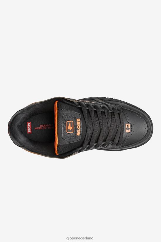 Globe Brand zwart/oranje vervagen kantelen FX80Z259 schoenen
