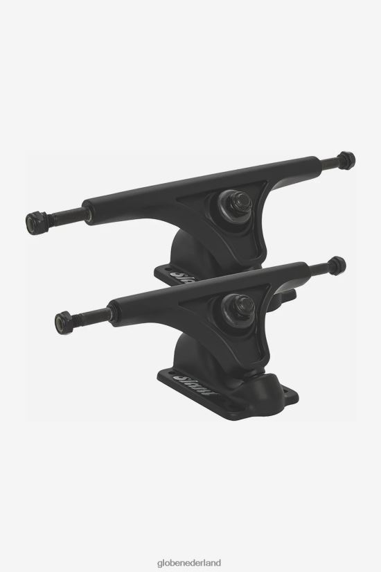 Globe Brand vlak zwart/vlak zwart schuine omgekeerde kingpin FX80Z2270 skateboards