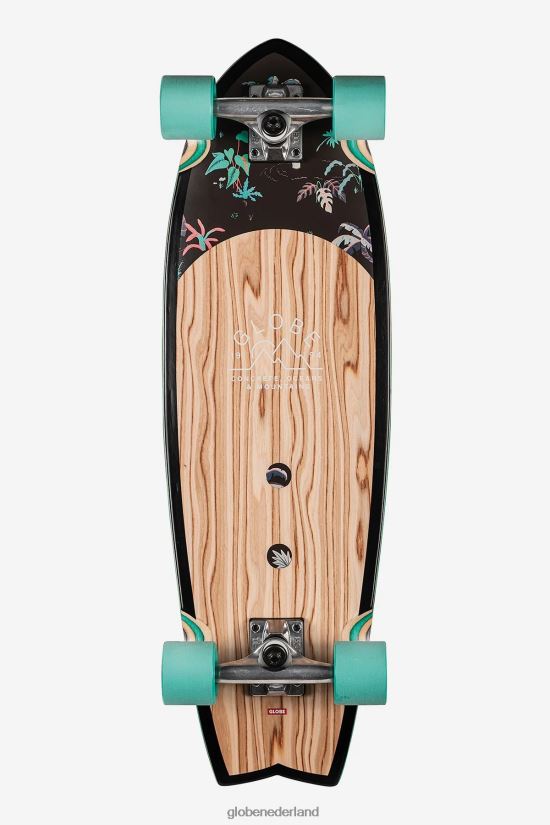 Globe Brand olijfhout/neon jungle suncity 30" kruiser FX80Z2117 skateboards