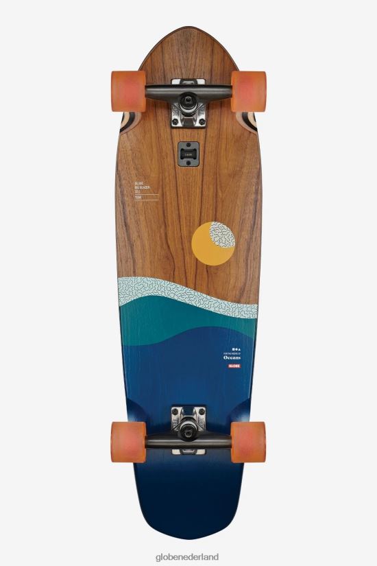 Globe Brand teak/oceanen grote blazer 32 "cruiser FX80Z2106 skateboards