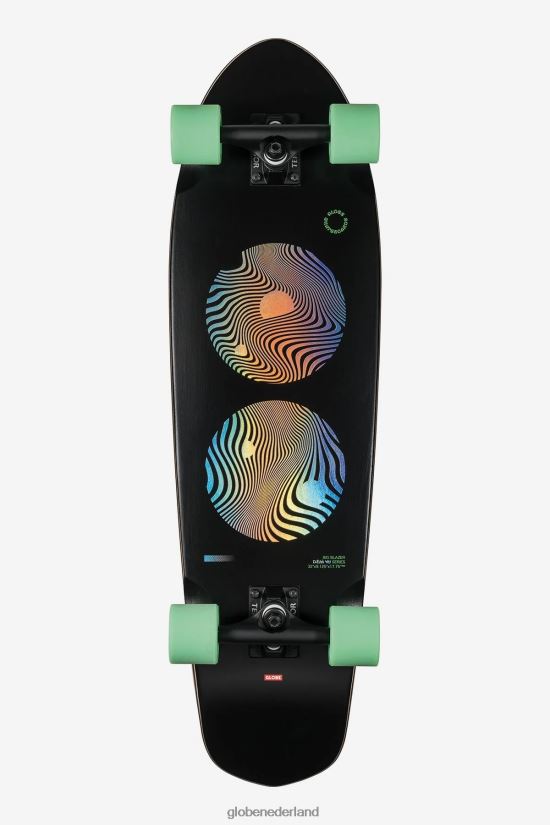 Globe Brand zwart groen grote blazer 32 "cruiser FX80Z2109 skateboards