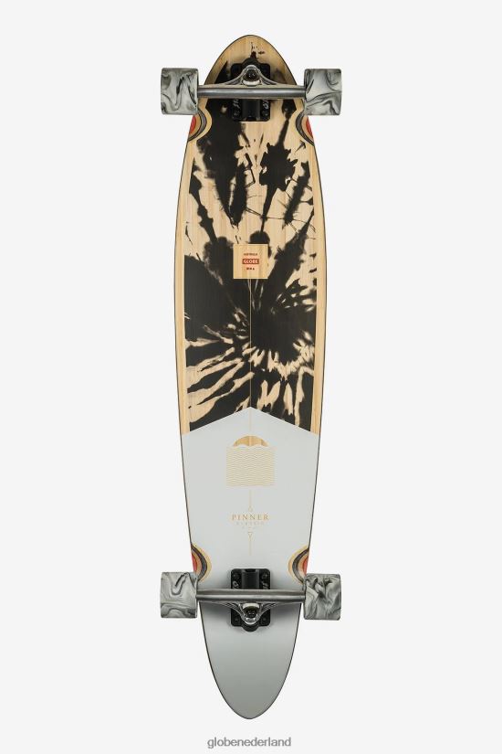 Globe Brand bamboe/zwarte kleurstof pinner klassiek 40" longboard FX80Z2152 skateboards