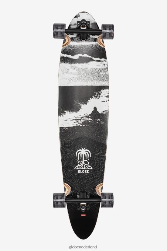Globe Brand kokosnoot / zwarte vloed pinner klassiek 40" longboard FX80Z2156 skateboards