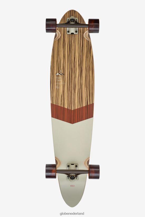 Globe Brand zebrahout/belichaming pinner klassiek 40" longboard FX80Z2138 skateboards