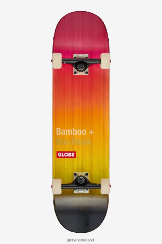 Globe Brand bamboe/roze zwart vervagen g3 bar 8,25" compleet FX80Z2170 skateboards