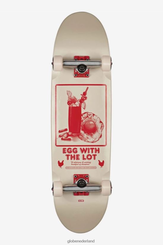 Globe Brand gebroken wit/de partij eggy 8.625" compleet FX80Z2203 skateboards