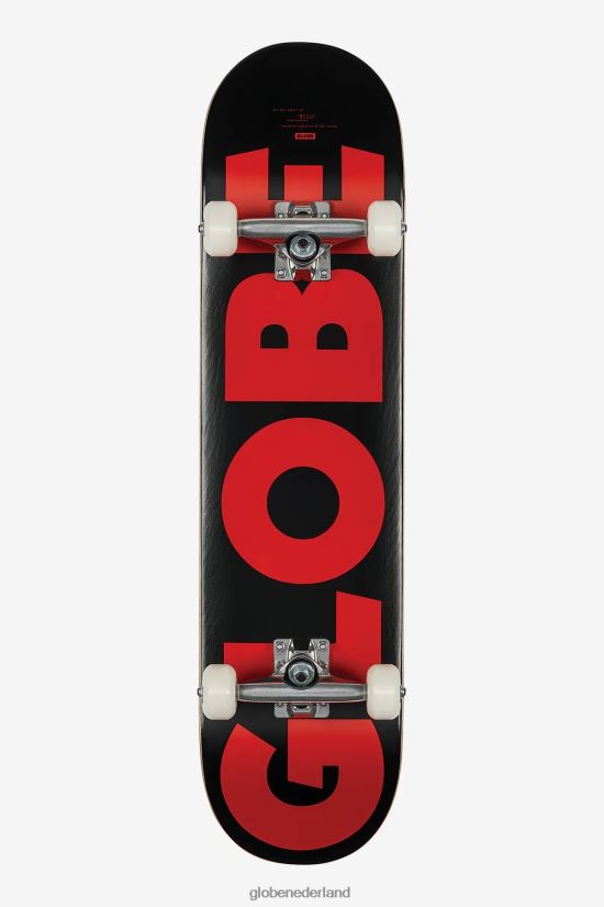 Globe Brand zwart rood g0 fubar 7,75" compleet FX80Z2175 skateboards