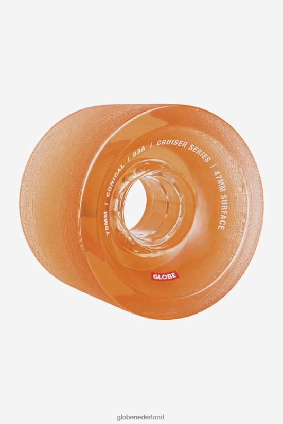 Globe Brand helder barnsteen conisch kruiserwiel 70 mm FX80Z2261 skateboards