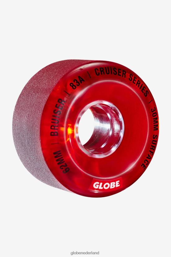 Globe Brand helder rood bruiser cruiserwiel 62 mm FX80Z2246 skateboards