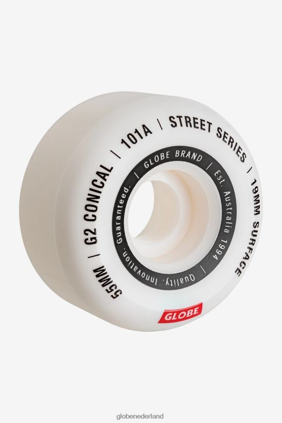 Globe Brand wit/essentieel g2 conisch straatwiel FX80Z2249 skateboards
